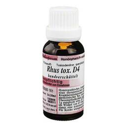Abbildung: Rhus toxicodendron D 4 Dilution Dilution, 20 ml PZN 04023920
