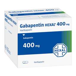Abbildung: Gabapentin Hexal 400 mg Hartkapseln 100 St, Hartkapseln PZN 04024339