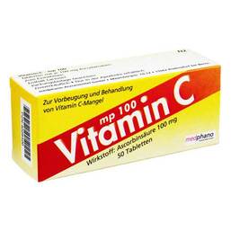 Abbildung: Vitamin C 100 mg Dragees Dragees, 50 St PZN 04029420