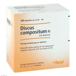 Abbildung: Discus compositum N mit Kalmia Ampullen Ampullen, 100 St PZN 04031144