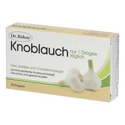 Abbildung: Knoblauch Nur 1 Dragee täglich Dr. Böhm 30 St, Überzogene Tabletten PZN 04037566