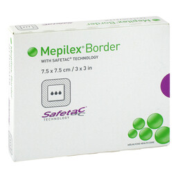 Abbildung: Mepilex Border Verband 7,5x7 5 St, Verband PZN 04040545
