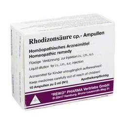 Abbildung: Rhodizonsäure cp.Ampullen Injektionslösung 10X2 ml, Injektionslösung PZN 04040918