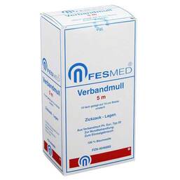 Abbildung: Verbandmull zickzack BW 20 / 1 1 St PZN 04046660