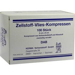 Abbildung: Zellstoff Vlies Kompressen 6 Kompressen, 100 St PZN 04050130