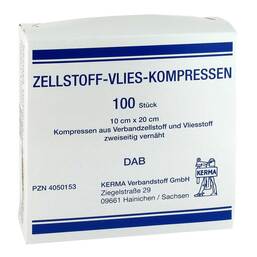 Abbildung: Zellstoff Vlies Kompressen 1 Kompressen, 100 St PZN 04050153
