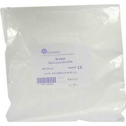 Abbildung: Mullzuschnitte BW unsteril 2 50 St, Beutel PZN 04050360