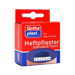 Abbildung: Gothaplast Heftpflaster standard 5mx 1 St, Pflaster PZN 04051342