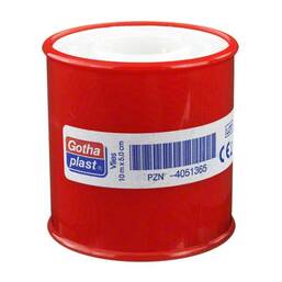 Abbildung: Gothaplast Heftpflaster Vlies 5 cm x 10 m 1 St, Pflaster PZN 04051365