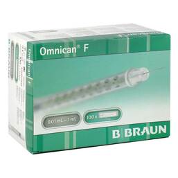 Abbildung: Omnican F 1ml Feindosierungspr.30Gx12mm 100 St, Spritzen PZN 04051388