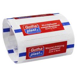 Abbildung: Gothaplast Wundpflaster wasserfest 2x6 cm Pflaster, 1 St PZN 04051738