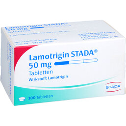 Abbildung: Lamotrigin STADA 50 mg Tabletten 100 St, Tabletten PZN 04087682
