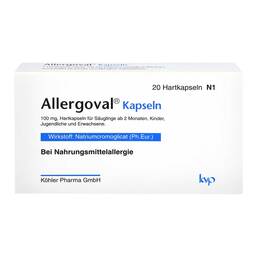Abbildung: Allergoval Kapseln Kapseln, 20 St PZN 04089741