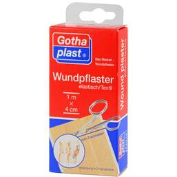 Abbildung: Gothaplast Wundpflaster elastisch 1mx4cm Euroaufhänger 1 St, Pflaster PZN 04092163