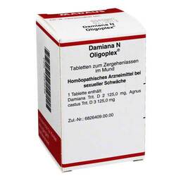 Abbildung: Damiana N Oligoplex Tabletten Tabletten, 150 St PZN 04093636