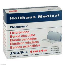 Abbildung: Dederon Fixierbinden 4 m x 6 Binden, 20 St PZN 04094908