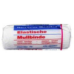 Abbildung: Mullbinden 4mx10cm elastisch Binden, 1 St PZN 04095084
