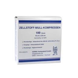 Abbildung: Zellstoff Mullkompressen 10c Kompressen, 100 St PZN 04095279