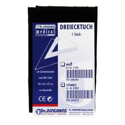 Abbildung: Dreiecktuch schwarz 90x90x12 1 St PZN 04096913