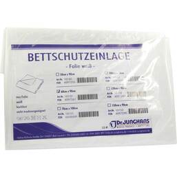 Abbildung: Bettschutzeinlage 60x90cm Folie weiß 1 St PZN 04097261