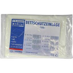 Abbildung: Bettschutzeinlage 120x90cm Folie weiß 1 St PZN 04097284