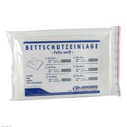 Abbildung: Bettschutzeinlage 150x90cm Folie weiß 1 St PZN 04097290