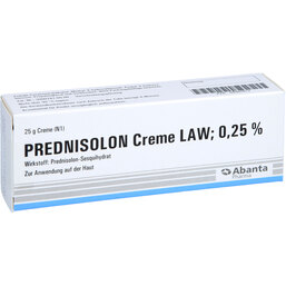 Abbildung: Prednisolon Creme Law 25 g, Creme PZN 04097812