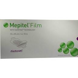 Abbildung: Mepitel Film Folienverband 10x25cm 10 St, Verband PZN 04107373