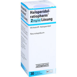 Abbildung: Haloperidol ratiopharm 2 mg / ml Lösung zum Einnehmen 30 ml, Lösung zum Einnehmen PZN 04110984