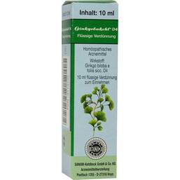 Abbildung: Ginkgobakehl D 4 Tropfen 10 ml, Tropfen PZN 04113735