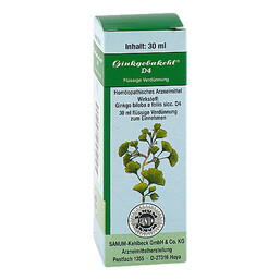 Abbildung: Ginkgobakehl D 4 Tropfen 30 ml, Tropfen PZN 04113741
