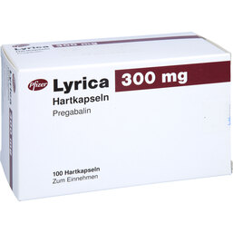 Abbildung: Lyrica 300 mg Hartkapseln 100 St, Hartkapseln PZN 04120853