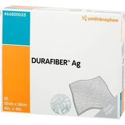 Abbildung: Durafiber Ag 10x10 cm Verband 10 St, Verband PZN 04120899