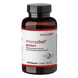 Abbildung: Monachol protect Rotes Reismehl + 30 mg Coenzym Q10 Kapseln, 90 St PZN 04123283