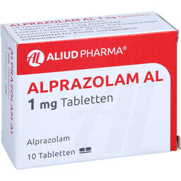 Abbildung: Alprazolam AL 1 mg Tabletten 10 St, Tabletten PZN 04127832