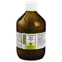 Abbildung: Biochemie 6 Kalium sulfuricum D 12 Tabletten Tabletten, 1000 St PZN 04130656