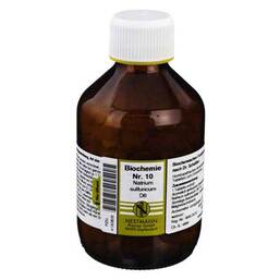 Abbildung: Biochemie 10 Natrium sulfuricum D 6 Tabletten Tabletten, 1000 St PZN 04130805