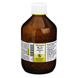 Abbildung: Biochemie 12 Calcium sulfuricum D 6 Tabletten Tabletten, 1000 St PZN 04130892