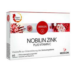 Abbildung: Nobilin Zink Plus Vitamin C Tabletten Tabletten, 4X60 St PZN 04131584