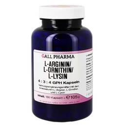 Abbildung: L-Arginin / L-Ornithin / L-Lysin 4:3:4 GPH Kapseln Kapseln, 180 St PZN 04131905