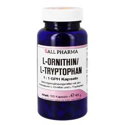 Abbildung: L-Ornithin / L-Tryptophan 1:1 GPH Kapseln 100 St, Kapseln PZN 04131957