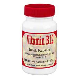 Abbildung: Vitamin B12 9,0 µg Junek Kapseln Kapseln, 60 St PZN 04132141