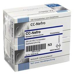 Abbildung: CC Nefro Filmtabletten 200 St, Filmtabletten PZN 04133206