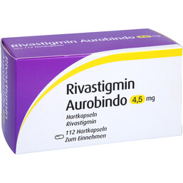 Abbildung: Rivastigmin Aurobindo 4,5mg Hartkapseln 112 St, Hartkapseln PZN 04134424
