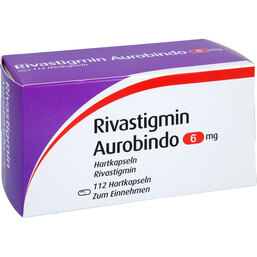 Abbildung: Rivastigmin Aurobindo 6 mg Hartkapseln 112 St, Hartkapseln PZN 04134476