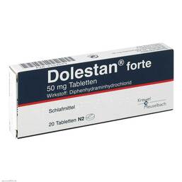 Abbildung: Dolestan forte Tabletten Tabletten, 20 St PZN 04142079