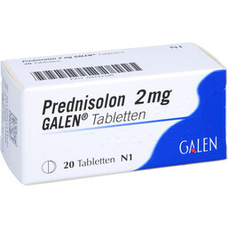 Abbildung: Prednisolon 2 mg Galen Tabletten 20 St, Tabletten PZN 04143340