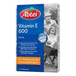 Abbildung: Abtei Vitamin E 600 N Kapseln Kapseln, 30 St PZN 04151865