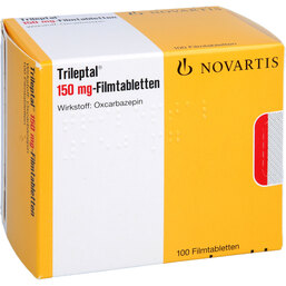 Abbildung: Trileptal 150 mg Filmtablett 100 St, Filmtabletten PZN 04152793