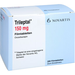 Abbildung: Trileptal 150 mg Filmtablett 200 St, Filmtabletten PZN 04152801